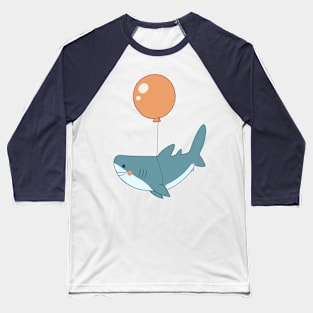 Shark and balloon Baseball T-Shirt